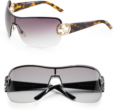 gucci shield sunglasses