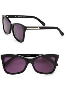 Karen Walker Modified Cateye Sunglasses/black - Lyst