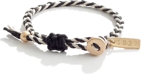 Madewell Braided Friendship Bracelet in Black (true black) - Lyst