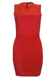 Markus Lupfer Stretch Tape Irena Dress - Lyst