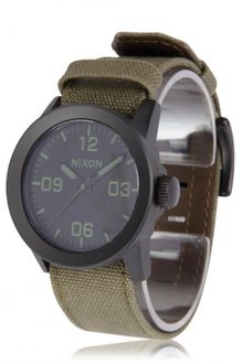 Nixon Steel and Canvas Private Watch - Lyst