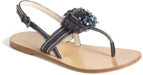 Vera Wang Robbie Sandal in Blue (navy) - Lyst