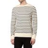 A.p.c. Breton Stripe Wool Sweater in White for Men - Lyst