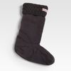 Hunter Basketweave Knit Cuff Welly Socks in Gray (darkgrey) - Lyst