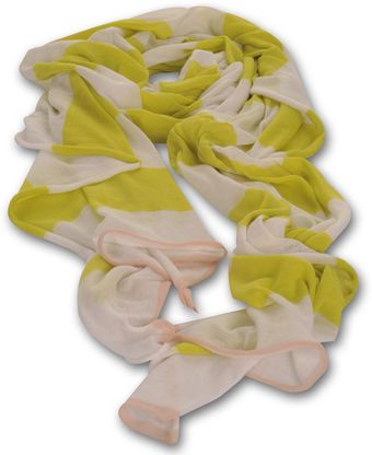 Schumacher Toxic Lemon Stripe Scarf - Lyst