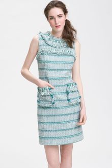 Tory Burch Curtis Sleeveless Tweed Dress - Lyst