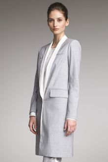 Yigal Azrouel Long Check Jacket - Lyst