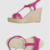 Espadrilles Wedge in Purple (fuchsia) - Lyst