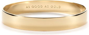 Kate Spade Idiom Thin Enamel Bangle - Lyst