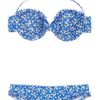 Miu Miu Printed Underwired Halterneck Bikini in Blue - Lyst