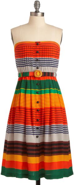 ModCloth Plenty By Tracy Reese Phoenix Sunrises Dress - Lyst