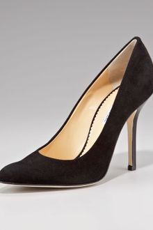 Oscar de la Renta Nikita Suede Pump - Lyst