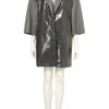 Topshop Grey Coated Raincoat  in Gray (grey) - Lyst