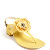 Vera Wang Lavender Eleanor Sandal in Yellow (golden) - Lyst