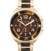 Michael Kors Midsize Tribeca Chronograph Watch in Brown (tortoise) - Lyst