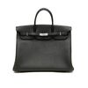 Hermes Black Fjord Birkin in Black - Lyst