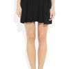Isabel Marant Olan Pleated Crepe Mini Skirt in Black - Lyst