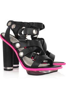 McQ by Alexander McQueen Multi-strap Leather Sandals - Lyst