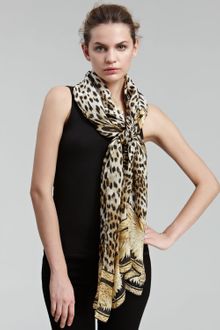 Roberto Cavalli Leopard-print Stole - Lyst