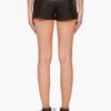 Alexander Wang Black Leather Shorts in Black - Lyst