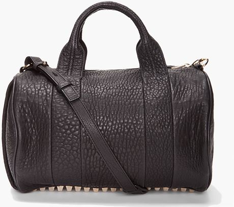 Alexander Wang Rocco Mini Duffle Bag in Black