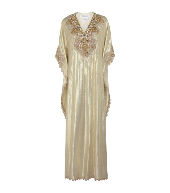 badgley mischka gold dara gown
