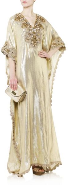 badgley mischka gold dara gown