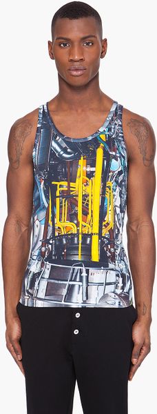 Christopher Kane Multi Turbine Tank Top in Multicolor for Men (multi) - Lyst