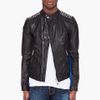 Dsquared2 Studded Leather Biker Jacket in Black for Men - Lyst