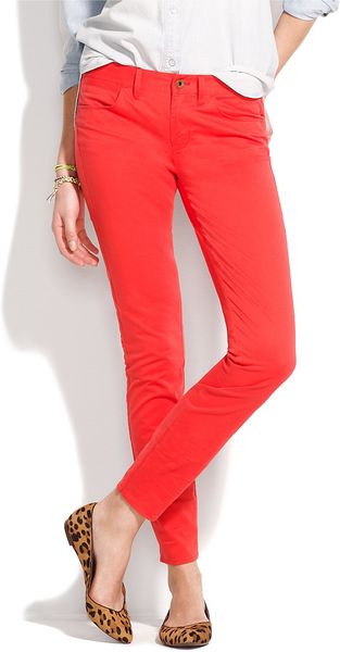 Madewell  Skinny Ankle Colorpop Jeans - Lyst