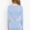 Nasty Gal Double Knot Dress  in Blue (sky) - Lyst