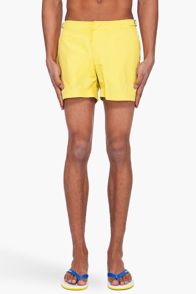 Orlebar Brown Chartreuse Setter Swim Trunks in Yellow for Men (chartreuse) - Lyst