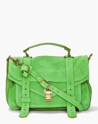 Proenza Schouler Ps1 Medium Suede Satchel - Lyst