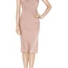 Amanda Wakeley SilkCrepe Shirt Dress in Pink - Lyst