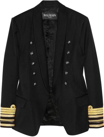 Balmain Military-style Wool Jacket - Lyst