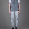 Balmain Hooded Gilet in Gray for Men (grey) - Lyst