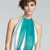 Chloé Pleated Halter Top in Green - Lyst