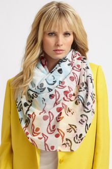 Diane Von Furstenberg Colorful Multi-print Scarf - Lyst