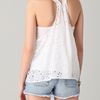 Ella Moss Annie Eyelet Tank Top in White - Lyst