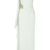 Marchesa Oneshoulder Silkcrepe Gown in Green - Lyst