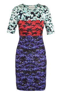 Mary Katrantzou Strip Valley Floral Dress - Lyst
