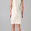 Nellie Partow Ava Dress in White (crema) - Lyst