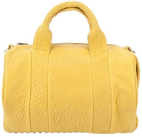 Alexander Wang Rocco Studded Bag in Yellow - Lyst