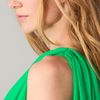 Alice + Olivia Draped One Shoulder Dress in Green - Lyst