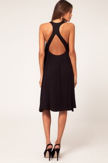 ASOS Collection Asos Midi Dress with Diamond Back - Lyst