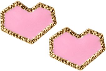 ASOS Collection Asos Digital Heart Stud Earrings - Lyst