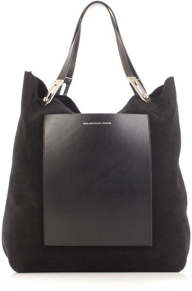 balenciaga black suede bag