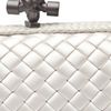 Bottega Veneta Mini Knot Clutch in White - Lyst