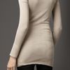 Burberry Long Line Knit Cardigan in Beige (trench) - Lyst