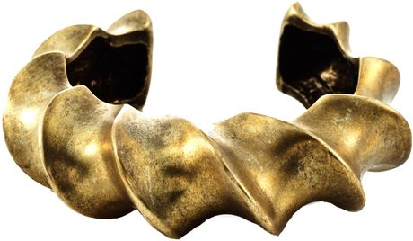 Dannijo Waverly Cuff In Brass in Gold - Lyst